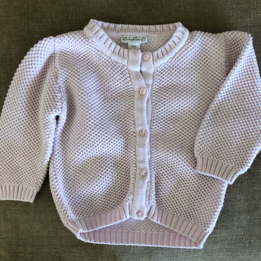 Kissy Kissy pink cardigan